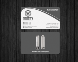 Visitenkarten-Design von Brand aid für Dynatech Pumps | Design: #19456445