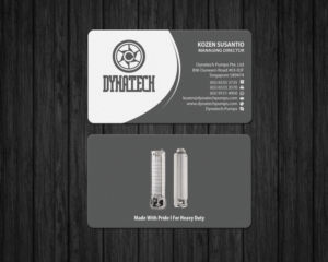 Visitenkarten-Design von Brand aid für Dynatech Pumps | Design: #19456447