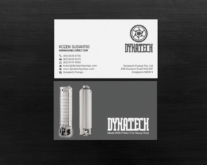 Visitenkarten-Design von chandrayaan.creative für Dynatech Pumps | Design: #19455211