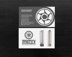 Visitenkarten-Design von chandrayaan.creative für Dynatech Pumps | Design: #19455217