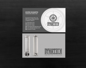 Visitenkarten-Design von chandrayaan.creative für Dynatech Pumps | Design: #19455218