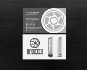 Visitenkarten-Design von chandrayaan.creative für Dynatech Pumps | Design: #19455220