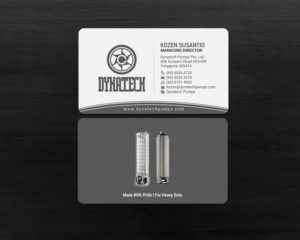 Visitenkarten-Design von chandrayaan.creative für Dynatech Pumps | Design: #19456468