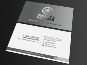 Visitenkarten-Design von chandrayaan.creative für Dynatech Pumps | Design: #19472993