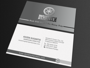 Visitenkarten-Design von chandrayaan.creative für Dynatech Pumps | Design: #19473153