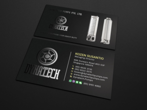 Visitenkarten-Design von Tripti Ranjan Gain für Dynatech Pumps | Design: #19448674