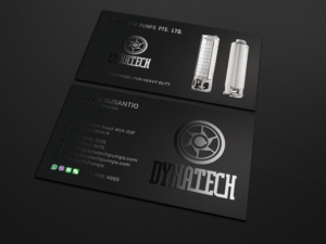 Visitenkarten-Design von Tripti Ranjan Gain für Dynatech Pumps | Design: #19448684