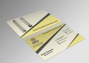 Visitenkarten-Design von Shaza Albero für Dynatech Pumps | Design: #19507140