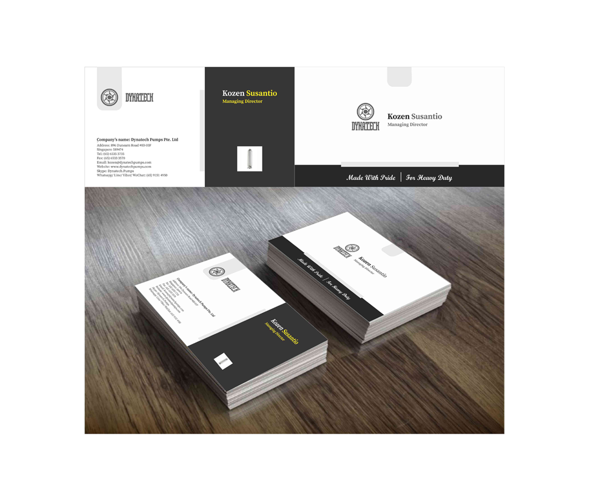 Business Card Design by sondesign00 for Dynatech Pumps | Design #19490594