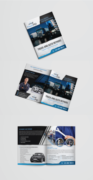 Business Brochure for Mobile Fleet Mechanic Company | Flyer Design by alex989