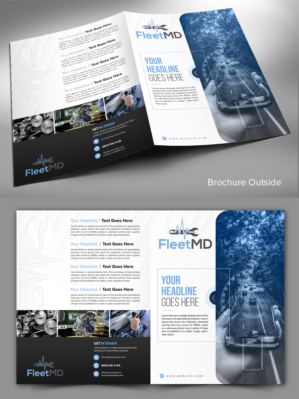 Business Brochure for Mobile Fleet Mechanic Company | Flyer Design by SAI DESIGNS