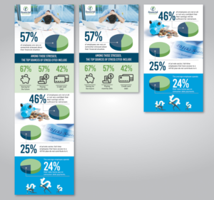 Need financial wellness statistics in infograph form | Diseño Infográfico por Pinky 