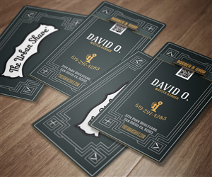 Business Card Design by Hendrik for The Urban Shave | Design #2914237