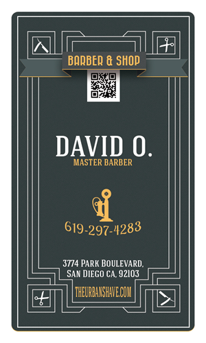 Business Card Design by Hendrik for The Urban Shave | Design: #3030786