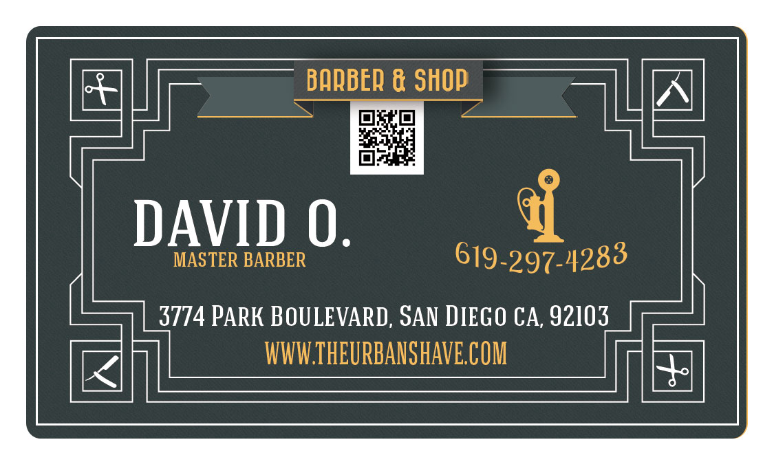 Business Card Design by Hendrik for The Urban Shave | Design #3125435