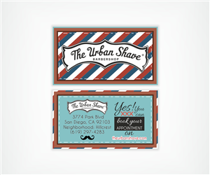 Business Card Design by Gintale for The Urban Shave | Design: #2913754
