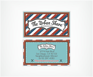Business Card Design by Gintale for The Urban Shave | Design: #2913756