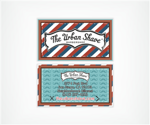 Business Card Design by Gintale for The Urban Shave | Design: #2916535