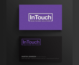 Design de Carte de Visite par Designers Hub pour InTouch Healthcare Solutions | Design : #19463287