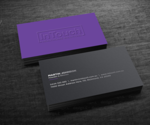 Design de Carte de Visite par Designers Hub pour InTouch Healthcare Solutions | Design : #19499082