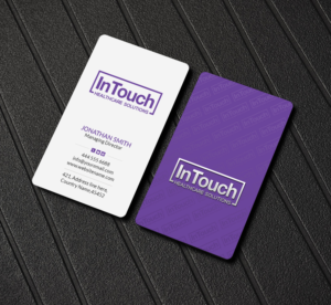 Business Card Design by Creations Box 2015 for InTouch Healthcare Solutions | Design: #19470421