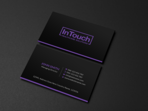 Business Card Design by Creations Box 2015 for InTouch Healthcare Solutions | Design: #19470442