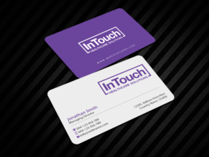 Business Card Design by Creations Box 2015 for InTouch Healthcare Solutions | Design: #19470445