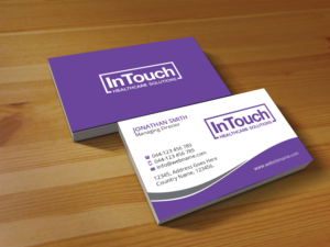Business Card Design by Creations Box 2015 for InTouch Healthcare Solutions | Design: #19475952
