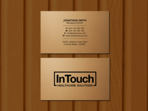 Design de Carte de Visite par Creations Box 2015 pour InTouch Healthcare Solutions | Design : #19475954