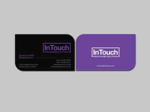 Business Card Design by Creations Box 2015 for InTouch Healthcare Solutions | Design: #19475966