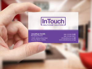 Business Card Design by Creations Box 2015 for InTouch Healthcare Solutions | Design: #19475968