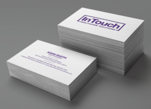 Design de Carte de Visite par chandrayaan.creative pour InTouch Healthcare Solutions | Design : #19477166