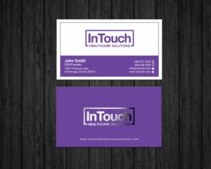 Design de Carte de Visite par chandrayaan.creative pour InTouch Healthcare Solutions | Design : #19493841