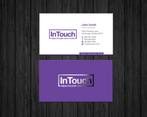 Business Card Design by chandrayaan.creative for InTouch Healthcare Solutions | Design: #19493996