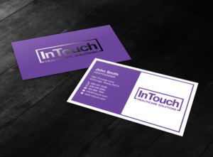 Diseño de Tarjeta de Presentación por chandrayaan.creative para InTouch Healthcare Solutions | Diseño #19514677