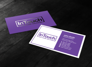 Design de Carte de Visite par chandrayaan.creative pour InTouch Healthcare Solutions | Design : #19514994