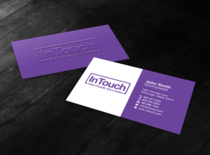 Design de Carte de Visite par chandrayaan.creative pour InTouch Healthcare Solutions | Design : #19515045