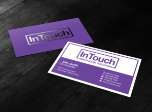 Design de Carte de Visite par chandrayaan.creative pour InTouch Healthcare Solutions | Design : #19515251