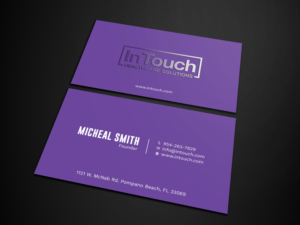 Design de Carte de Visite par Tripti Ranjan Gain pour InTouch Healthcare Solutions | Design : #19464039