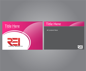 Diseño de PowerPoint por tet+ para REI Marketing | Diseño: #2897155