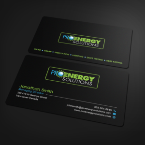 pro energy solutions HERS  | Business Card Design by Sandaruwan