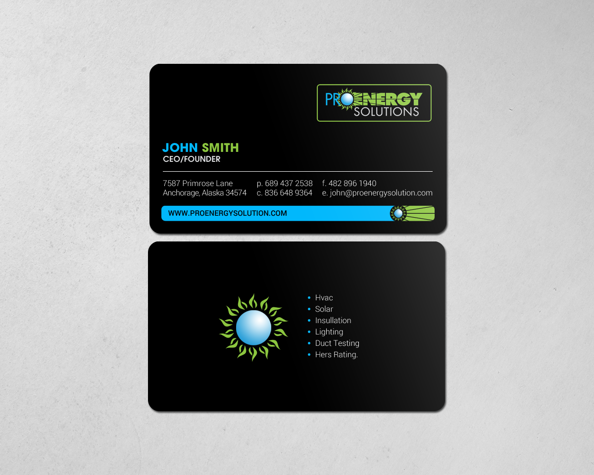 Business Card Design by chandrayaan.creative for this project | Design #19458573