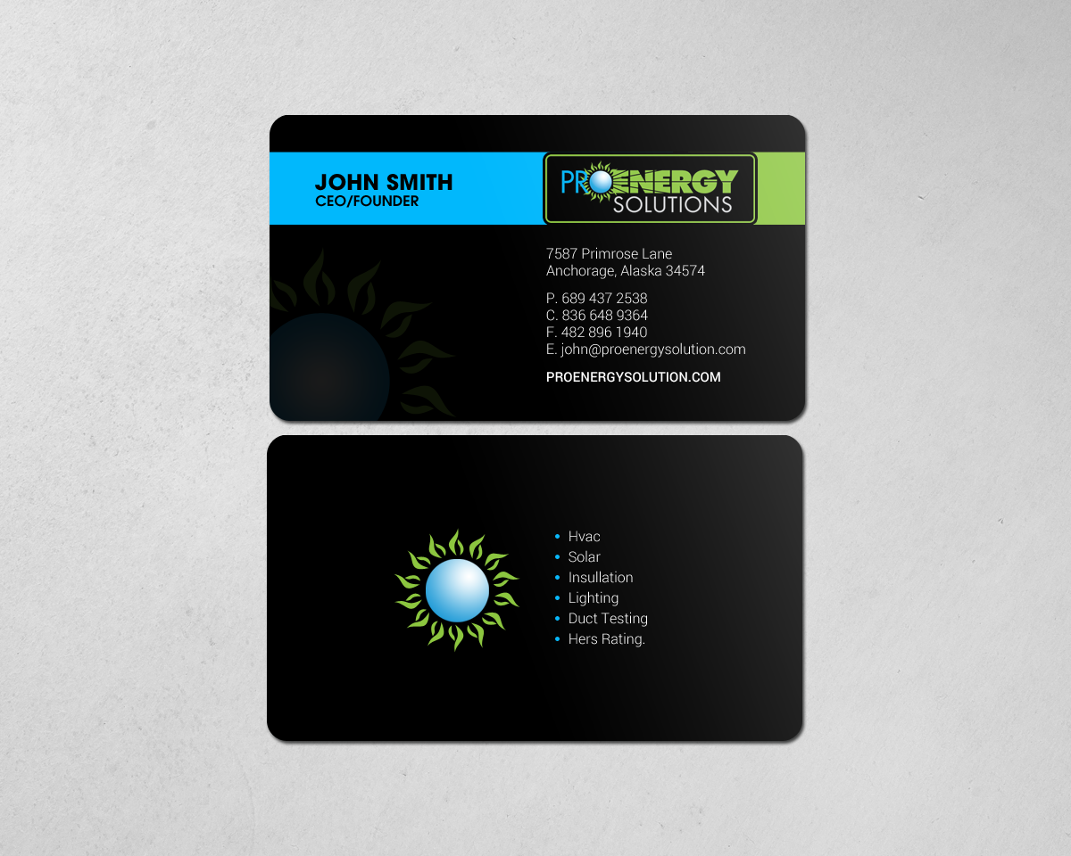 Business Card Design by chandrayaan.creative for this project | Design #19458576
