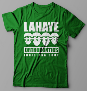LaHaye Ortho Louisiana boot tee | T-shirt Design by O_O NIZAL O_O
