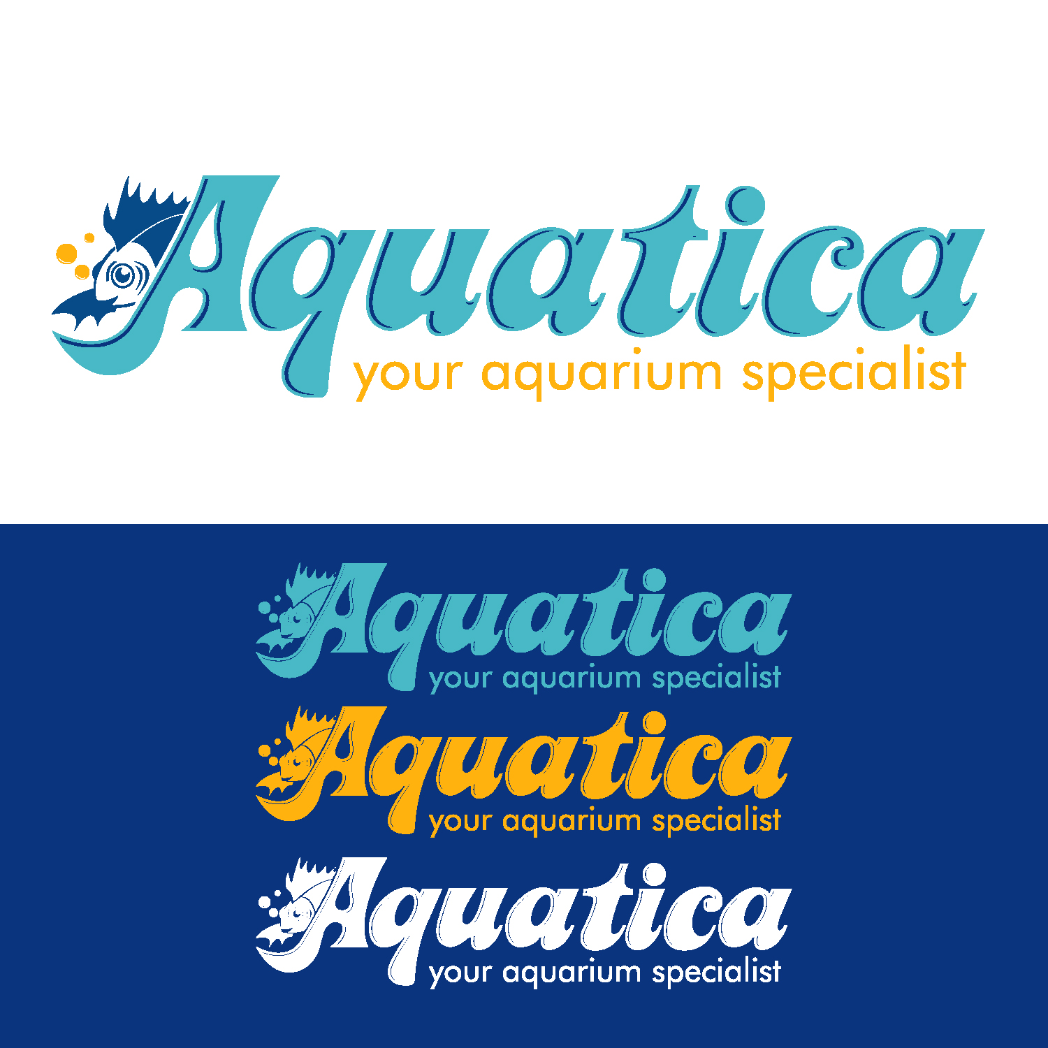 45 Professional Logo Designs for Aquatica a business in United States