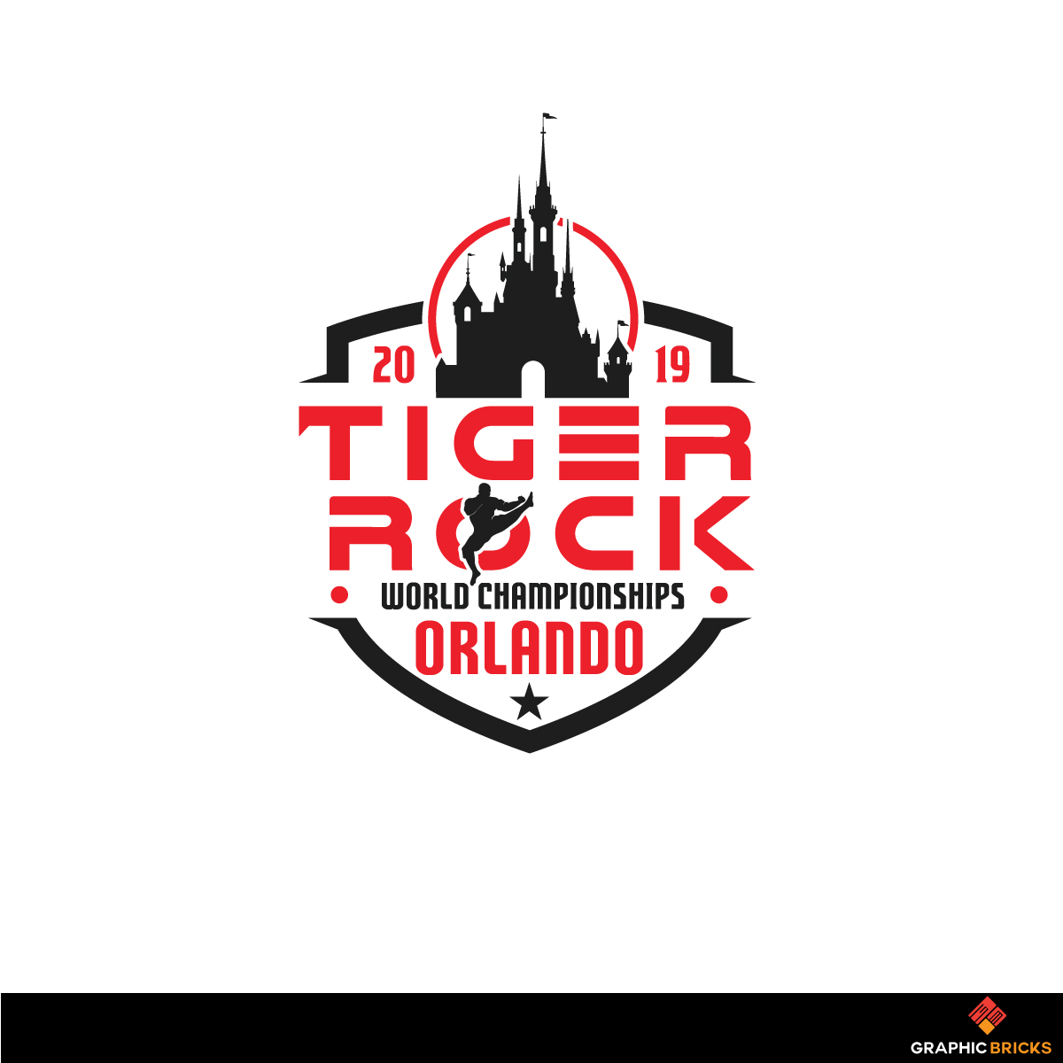 Diseño de Logo por Graphic Bricks para Tiger-Rock Martial Arts | Diseño #19454329