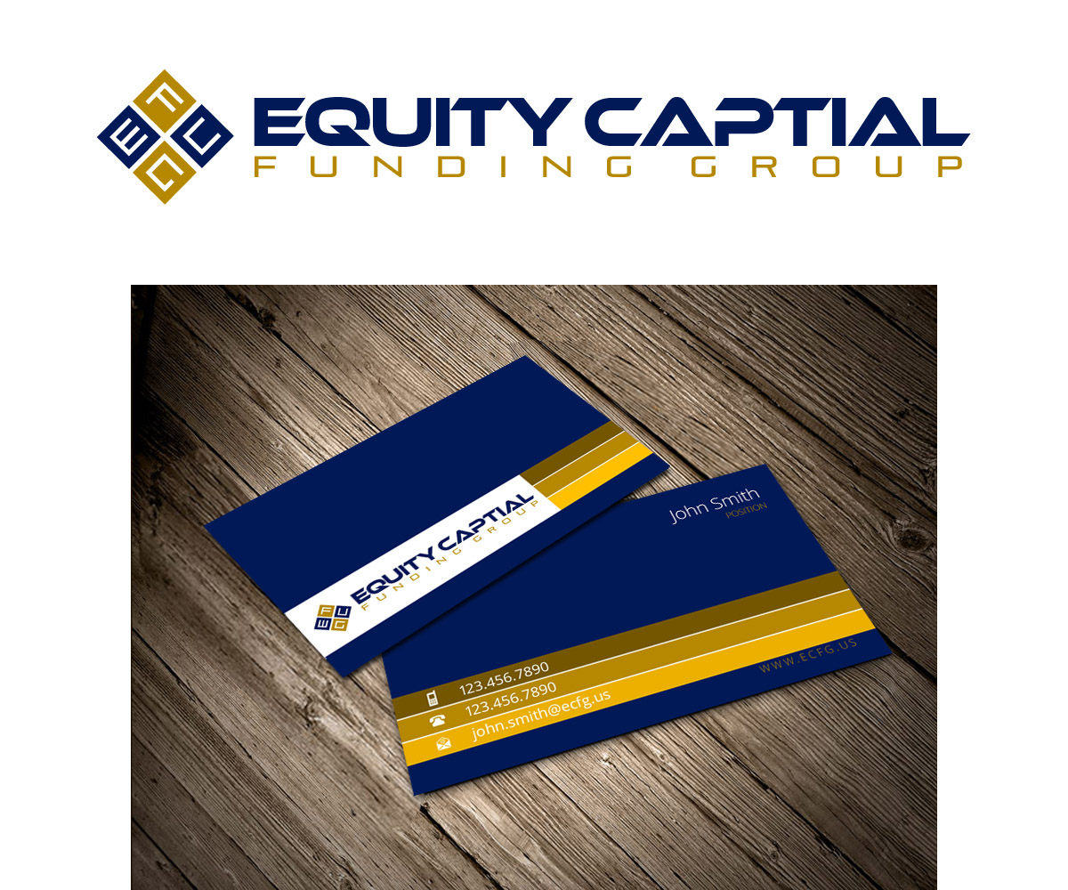 Business Card Design by ZETA for Equity Capital Funding Group, LLC | Design #2923580