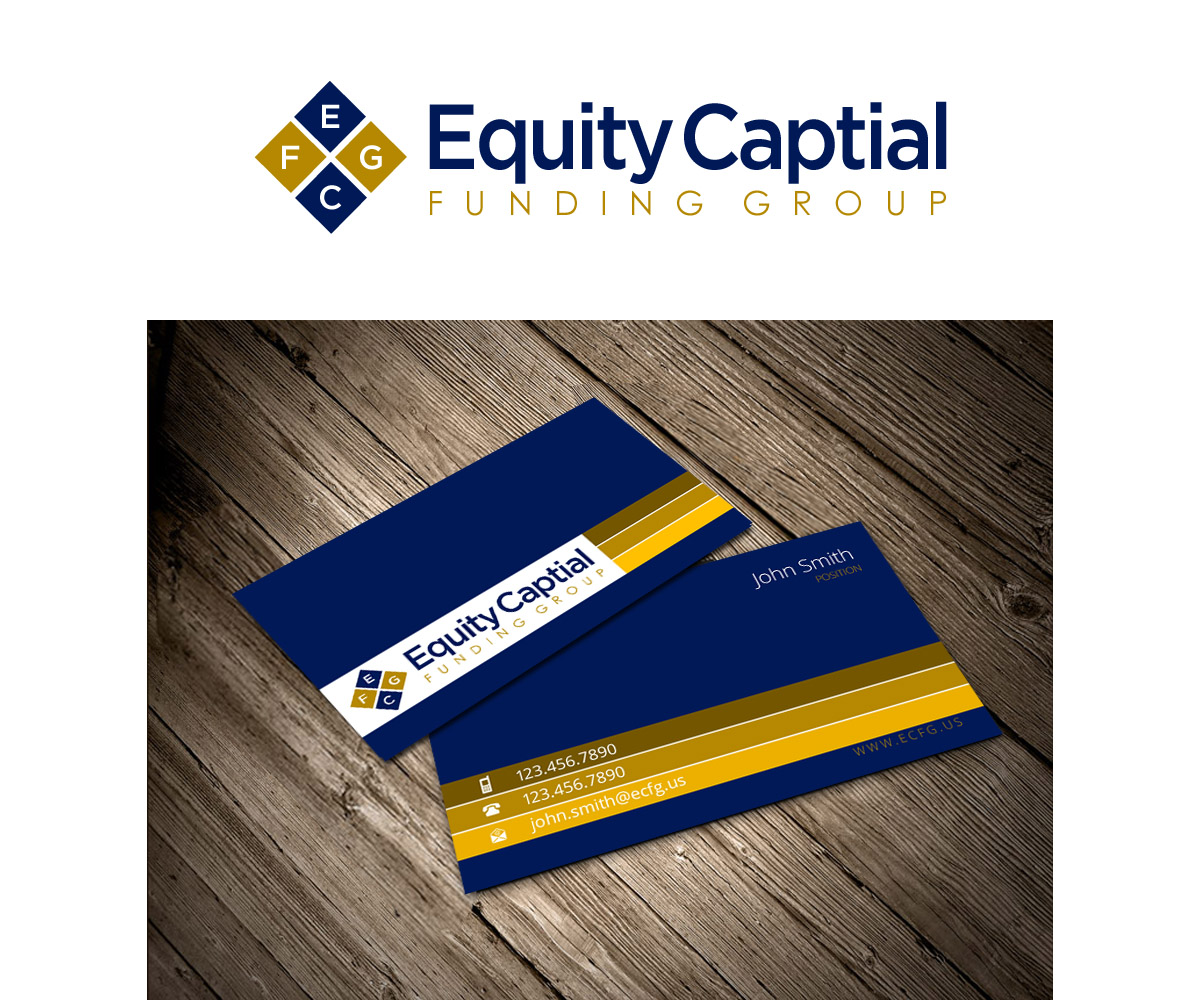 Business Card Design by ZETA for Equity Capital Funding Group, LLC | Design #2923586