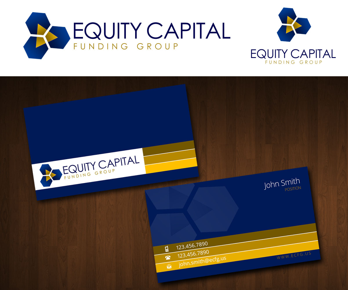Business Card Design by ZETA for Equity Capital Funding Group, LLC | Design #2924573