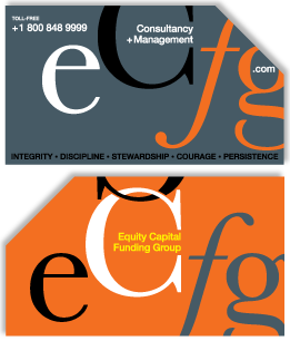 Business Card Design by Simon Hon for Equity Capital Funding Group, LLC | Design #2953488